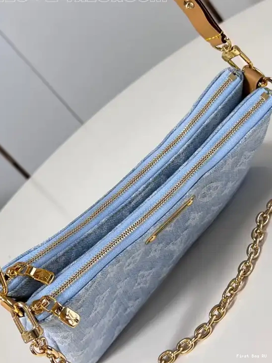 First bags ru reviews LOUIS pochette -24.5*13.5*6.5CM VUITTON double Liv 0512